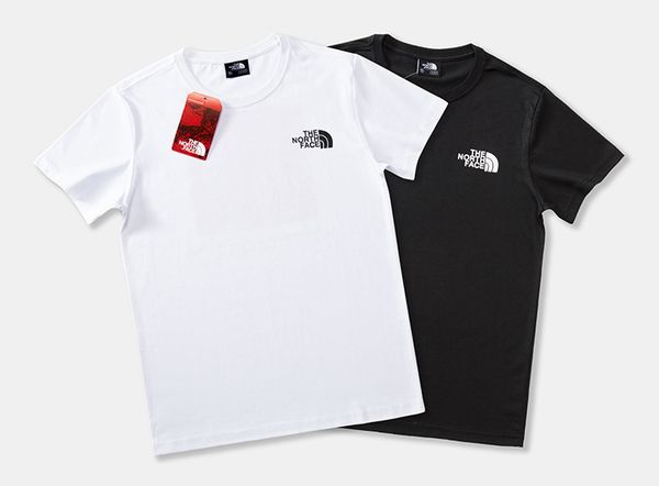 

Мужская футболка 2019 Tide бренда классического письма логотип печати с коротким рук