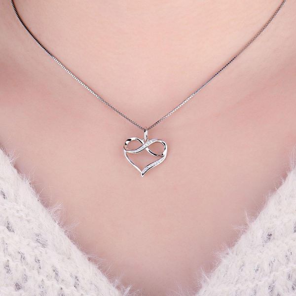 

cubic zirconia 925 sterling silver pendants for women romantic fine jewelry not include the chain