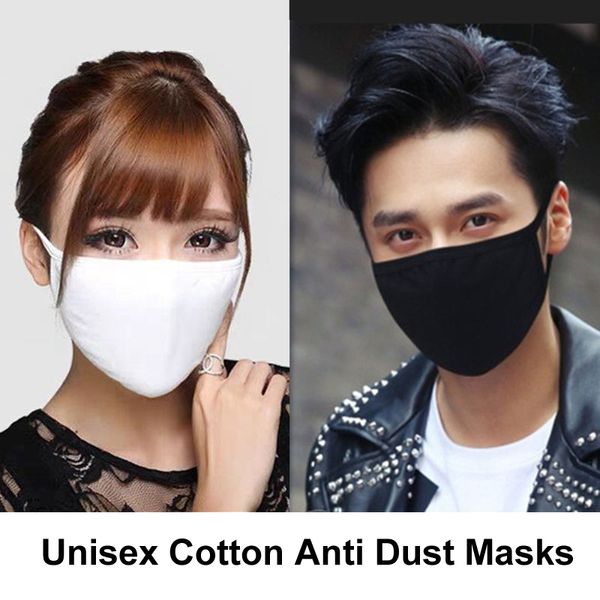 

Анти-пыль хлопок рот маска для лица унисекс мужчина женщина здоровье Велоспорт носить черный белый мода высокое качество рот-муфель