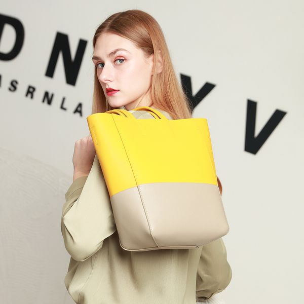 

women's bags designer luxury handbags purses fashion simple contrast color b / l shoulder bags casual large capacity messenger tote bag
