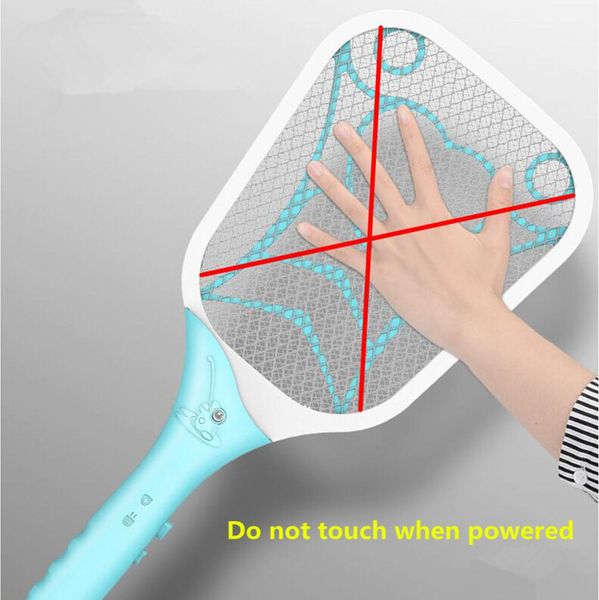 

usb rechargeable electric mosquito swatter with led illumination
