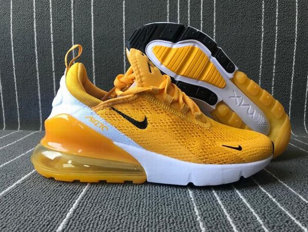 

new 2019 air max 270 flyknit air 270 casual shoes running shoes men women sports shoes fashion trainers max sneakers shoe size us5.5-11, Black