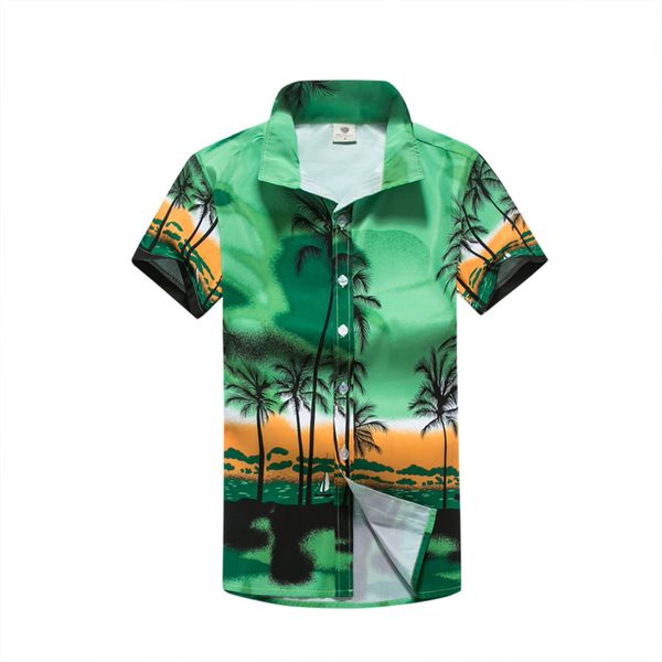 

mens hawaii shirt for summer beach leisure fashion floral tropical seaside hawaiian shirts holiday new casual camisas short sleeve, White;black