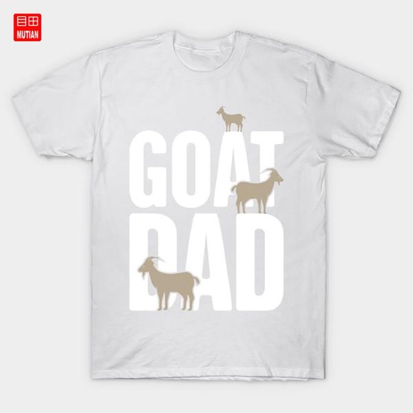 

goat dad t-shirt mammal baby goats baby goat kid farmer animal zoo barn petting zoo, White;black