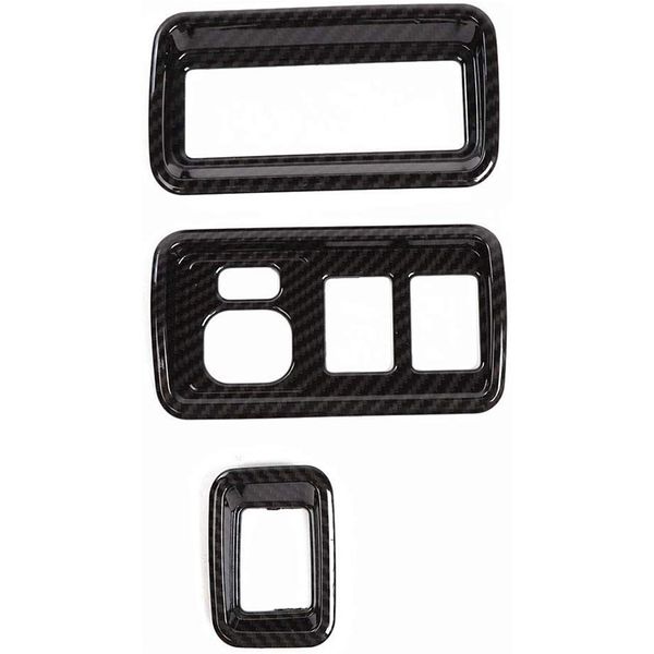 

rear view mirror button adjustment decoration trim for 4runner suv 2010-2019