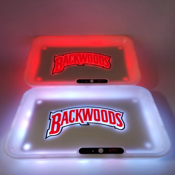 

Backwoods Роллинг лоток Glow сигарет Лоток 6 цветов Светодиодные Glowtray 550mAh Встроенная батарея Быстрая зарядка Runtz с подарочной коробке против печенья