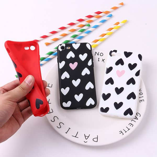 

for iphone 11 pro xs max xr creative love phone case 6 7 8 x plus heart all inclusive soft cell phone cases
