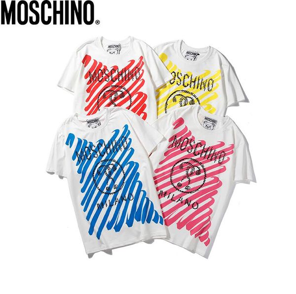 

2020 summer fashion designers men's shirt t-shirt letter embroidery t-shirt men's brand short-sleeved t-shirt women's shirt-0, White