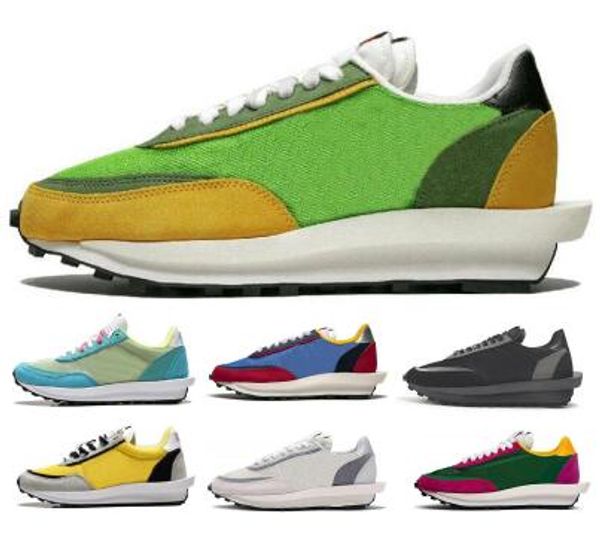 

Sacai Кроссовки Кроссовки Кроссовки LDV Вафля Рассвет Сосна Зеленый Мужчины Женщины