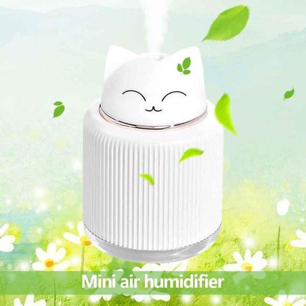 

300ml mist air humidifier essential oil diffuser ultrasonic aromatherapy usb cat shape small air conditioning appliances