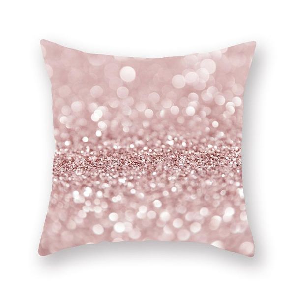 Ins Nordic Style Rose Gold Pillow Peach Cashmere Case Cushion