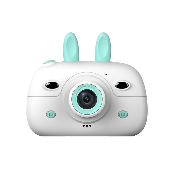 

a3 children camera 1080p hd slr dual lens mini cartoon camera with 2.4 inches ips screen for kids lfx-ing blue