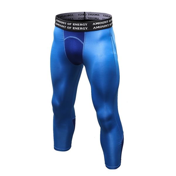 

new arrived men fitness quick dry pant elastic waist outdoor gym sports running exercise pant men pants, Black;blue