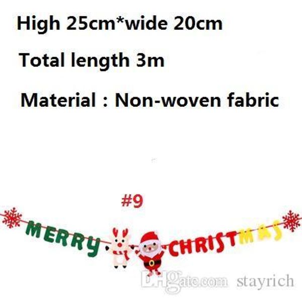 

1000 pcs new arrive christmas flags party supplies colorful banner christmas decorations home decor flags santa claus snow man xmas flag