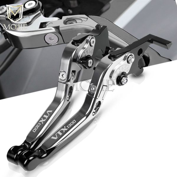 

motorcycle vtx1300 brake clutch levers for vtx 1300 c vtx1300c retro cnc adjustable folding extendable brake clutch levers