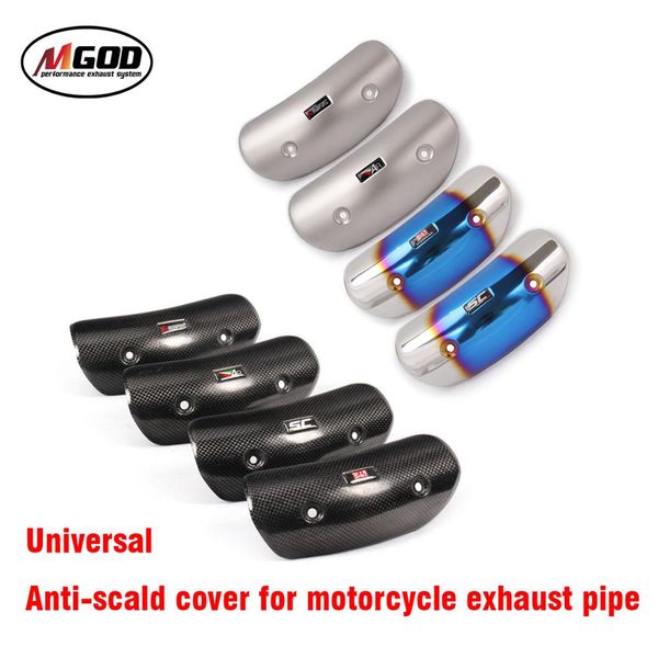 

for akrapovic yoshimura sc project ar universal exhaust muffler heat shield cover motorcycle escape moto pipe motorbike bike