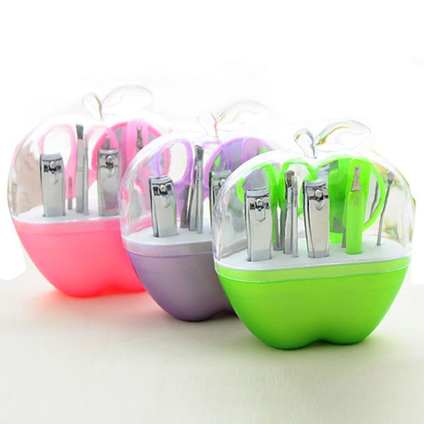

9pcs manicure pedicure ear pick nail clippers nail care kit set fashion personal care tools grooming beauty kits mp789