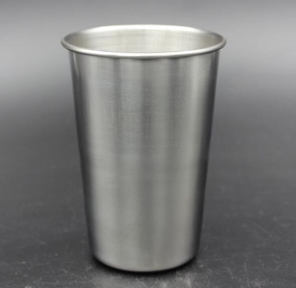 500 ml Edelstahl Tassen 16 Unzen Tumbler Pint Gläser Metall Tassen Hand Bier Tasse Drink