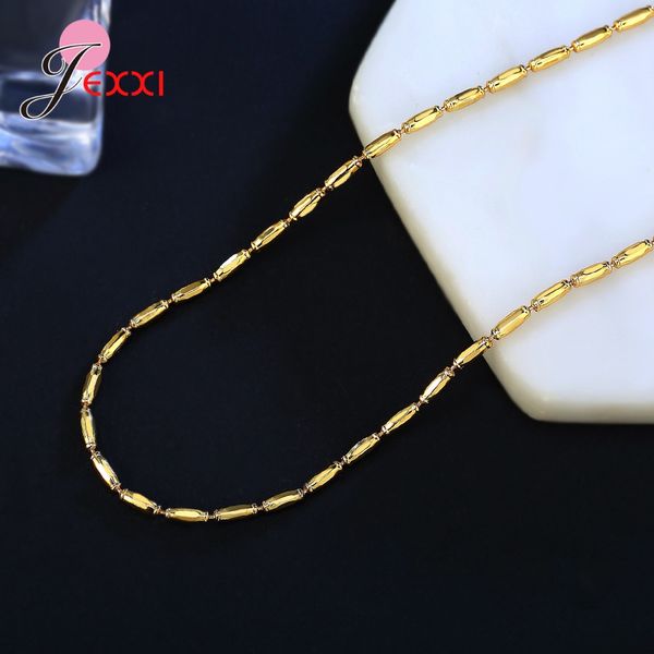 

925 sterling silver link chain necklace for men women heavy jewelry fashion statement popular hip hop style 2mm