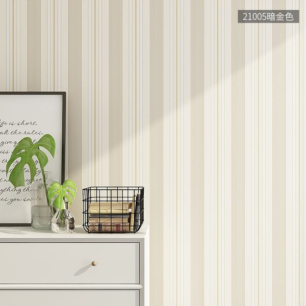 Striped Wallpaper Simple Nordic Non Woven Bedroom Living Room Tv Background Wall Decorated Wallpaper Modern Plain Quality Wallpapers High Resolution