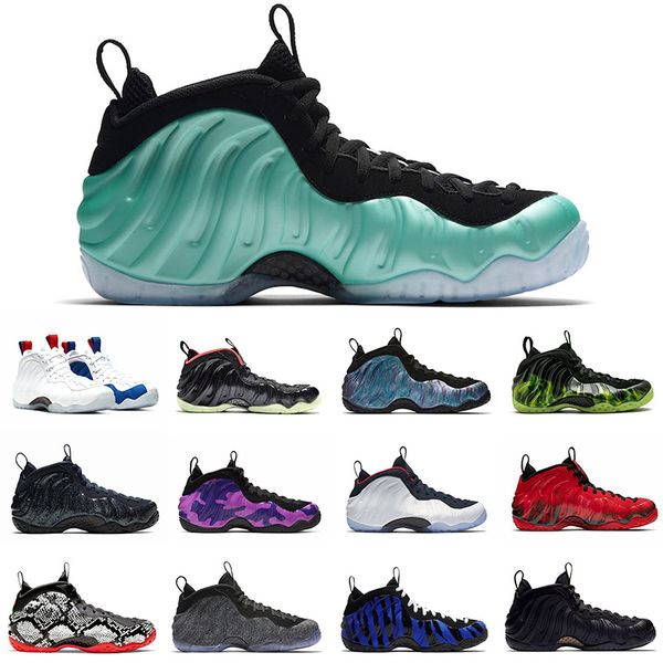 

penny hardaway men basketball shoes og royal foam one vandalized paranorman obsidian purple camo knick doernbecher men sports sneakers, White;red