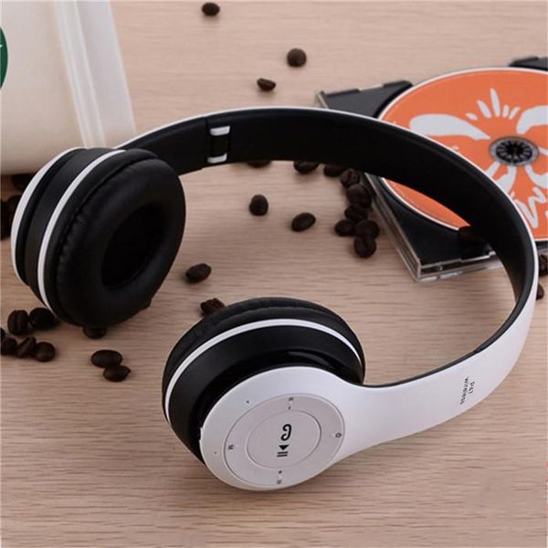

P47 wirele bluetooth headphone gaming head et tereo mu ic upport tf card foldable headband headphone on ear head et by dhl
