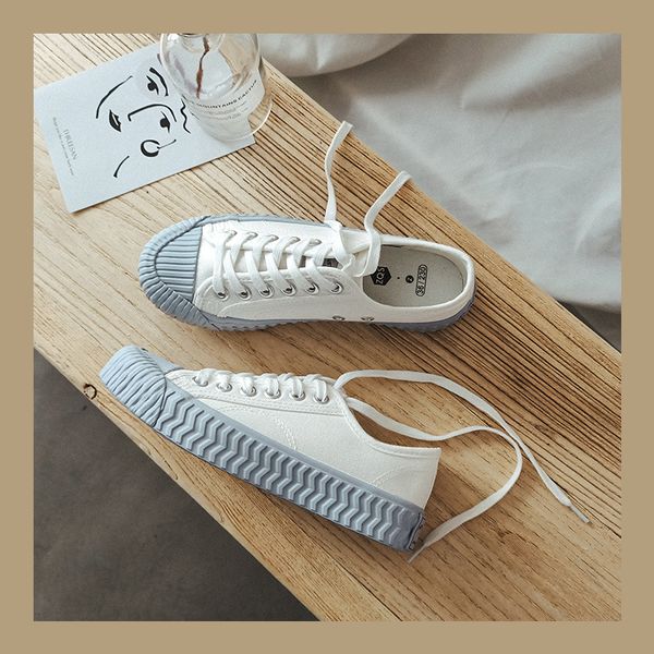 

new blue canvas shoes female korean version of the low-cut wild breathable comfortable flat sports shoes for women zp-150