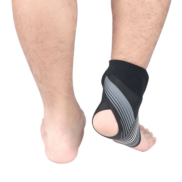 

blind ship compression ankle support socks foot sleeve heel protective sleeve, Blue;black