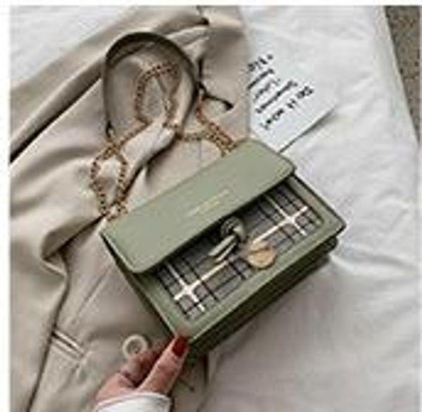 

new arrival chain small square wild designer female bag 2020 fashion simple one shoulder messenger bag mobile phone bag