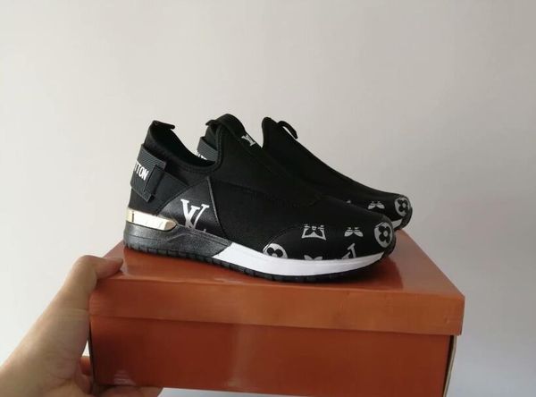 

New arrival women hoe ca ual athletic walking air one bee tiger outdoor neaker port hoe white lv113