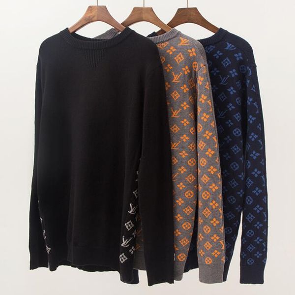 

2019 мужские трикотажные пуловеры свитер Мужской Повседневный Mulit-Color Простые свитера Удобный Хеджирование O-образным вырезом женщин с длинным рукавом свитера Перемычки