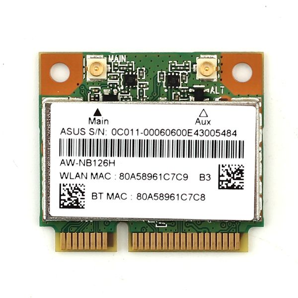 

atheros ar5b225 wifi wireless bluetooth bt 4.0 half mini pci-e wlan card better than 1030 6235 6230 150m lapnetwork adapter