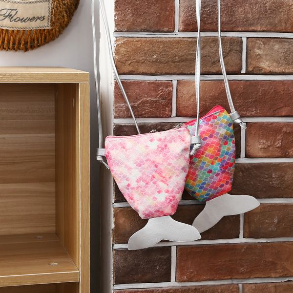 

cute baby mini coin bag kawaii kids small zero wallet pouch toddler money change purse little girl crossbody bags, White