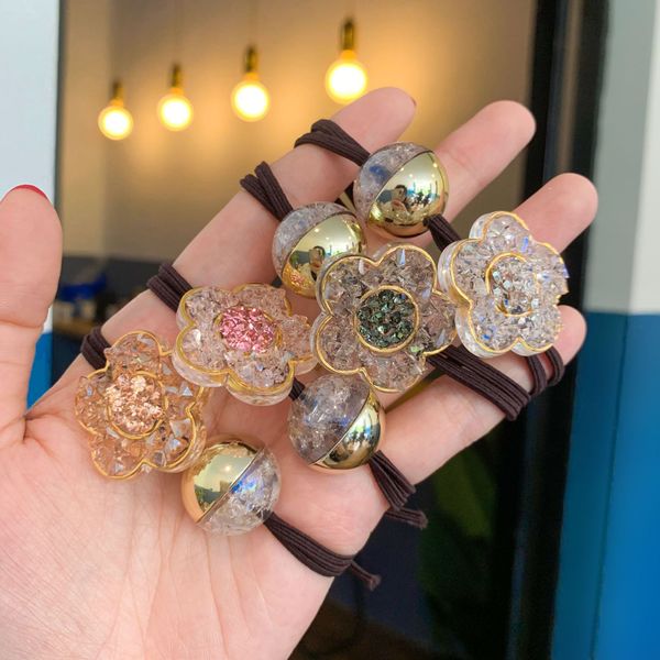 

свадьба из бисера жемчужный подарок женщина леди ювелирные изделия с бриллиантами волосы резинки для невесты актерского начала выпускной qm, Pink