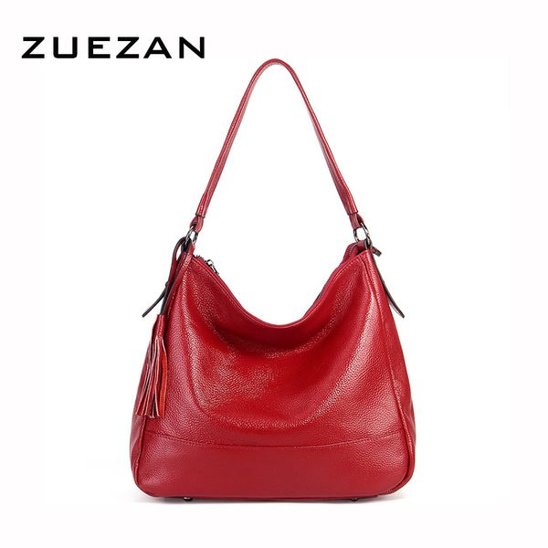

tassels women genuine leather shoulder bag, lady cross-body bag, female cowhide tote shopping fashion girl a068