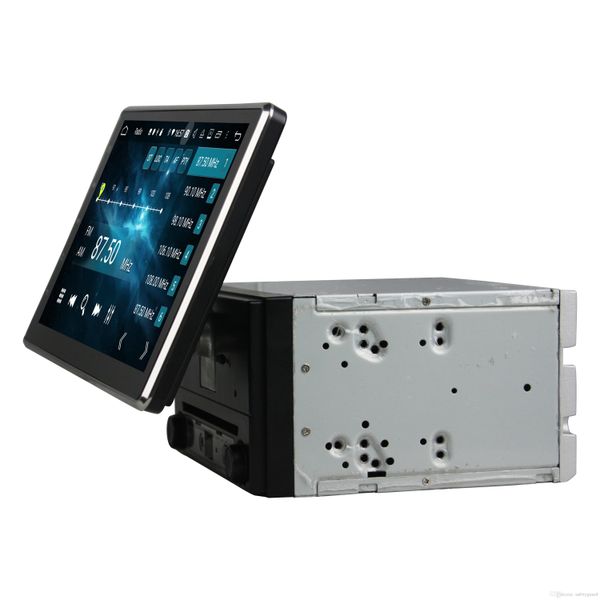 

rotatable ips screen 4gb+64gb+octa core 2 din 10.1" android 9.0 universal car dvd gps radio video player bluetooth wifi dvr usb mirror