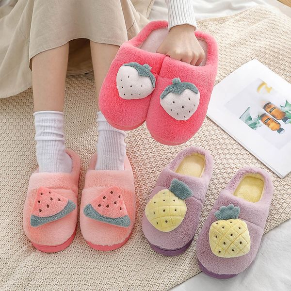 

women cute slippers warm lined home shoes waterproof footwear winter indoor and outdoor slipper female garden shoes size 37-41, Black
