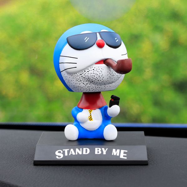 

car ornaments cute head shaking toy model automobile interior dashboard decoration nodding toys pvc doll auto accessories gifts