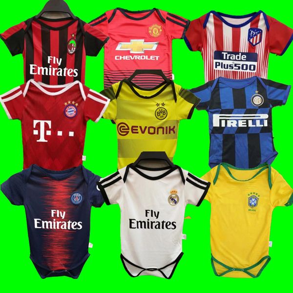 

2019 baby bb baby occer uniform ronaldo dybala i co m alah ra hford hazard mbappÃ© jer ey 6 18 month baby bb uniform, Black;yellow