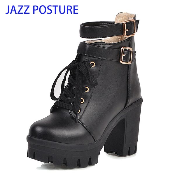 

2020 autumn winter 9.5cm thick heel super high heel buckle zipper night club knight boots warm boots white black z339