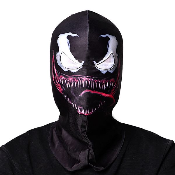 

movie venom mask cosplay black edward brock dark superhero venom headgear party masque costume props