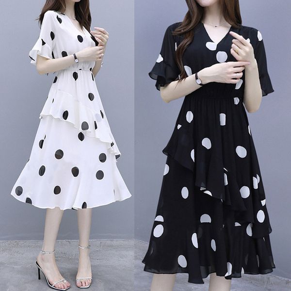 

summer new popular dress women's korean version of loose dress bodot size a skirt style, Black;gray
