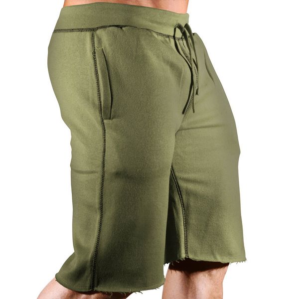 

gympxinran лето хлопок повседневные шорты свободные шорты шнурок талии бермуды тренировочные брюки фитнес короткие бегун тренажерные залы тр, White;black