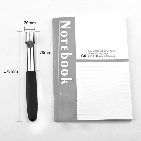 

stainless steel apple corer fruit seed core remover pear apple seeder slicer knife kitchen gadgets fruit& vegetable tools fg1210