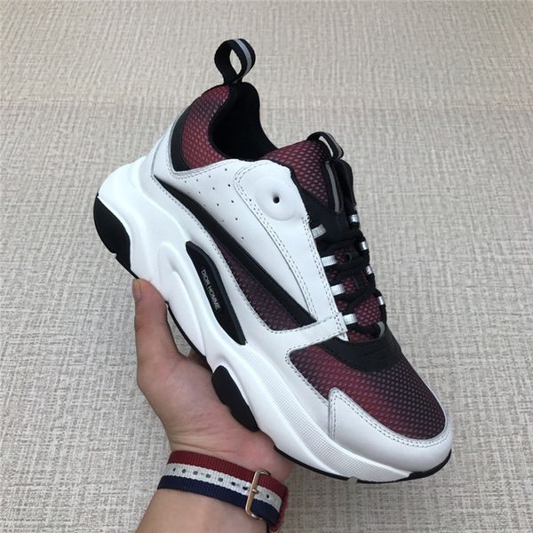 

couple luminous mesh shoes wild thick soles increased sneakers breathable luxury casual shoes sneakers ladies running shoes plus size:47 a77, Black
