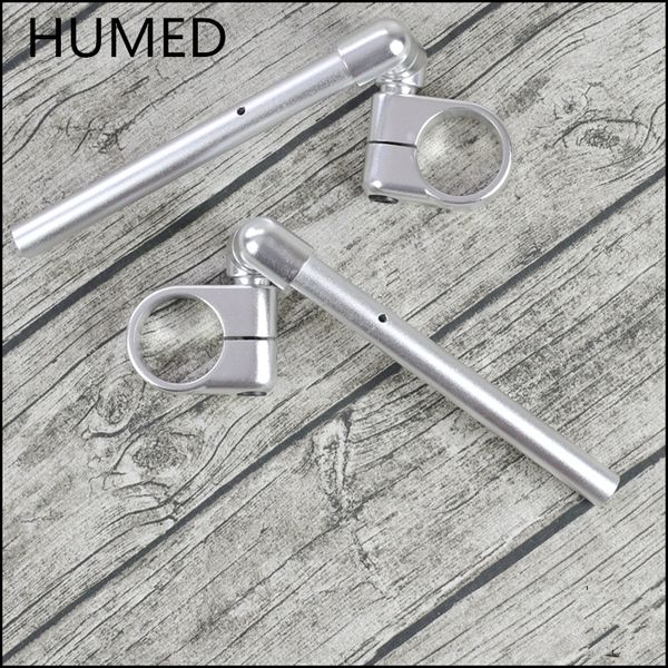 

motorcycle handlebar 360 degrees adjustable aluminum alloy forging 51mm 37mm clip on fork handlebars handle bar cafe racer