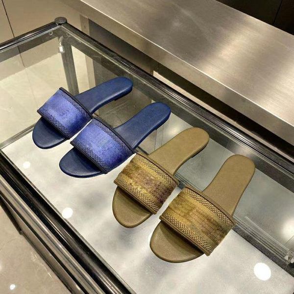 

париж роскошная довольно хорошо летом сандалии пляжа slide тапочки женские шлепанцы мокасины печати кожа solid color 35-42 с коробкой, Black