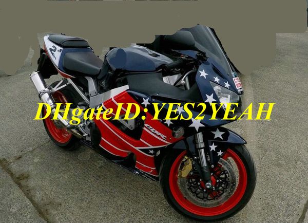 Honda CBR900RR 929 00 01 için özel Enjeksiyon kalıp Kaporta kiti CBR 900RR CBR900 2000 2001 ABS Kırmızı mavi Fairings set + Hediyeler HZ21