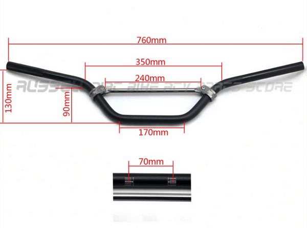 

mx 7/8" 22mm aluminum handle bar motorcycle handlebar stiffener for dirt pit bike mx stuur steering atv quad motocross off road