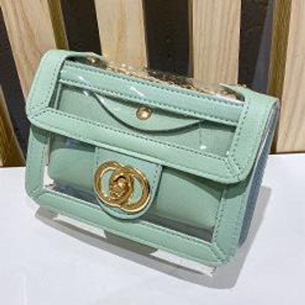 

designer luxury 2020 summer new mother-child package transparent bag korean chain jelly bag handbag handbag shoulder bag ing